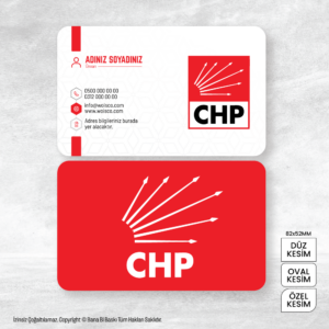 CHP Kartvizit Baskı Mdl:V0320